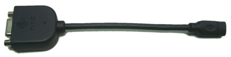 HTC Advantage VGA Out Cable (16pin - HDB15F) Schwarz Handykabel