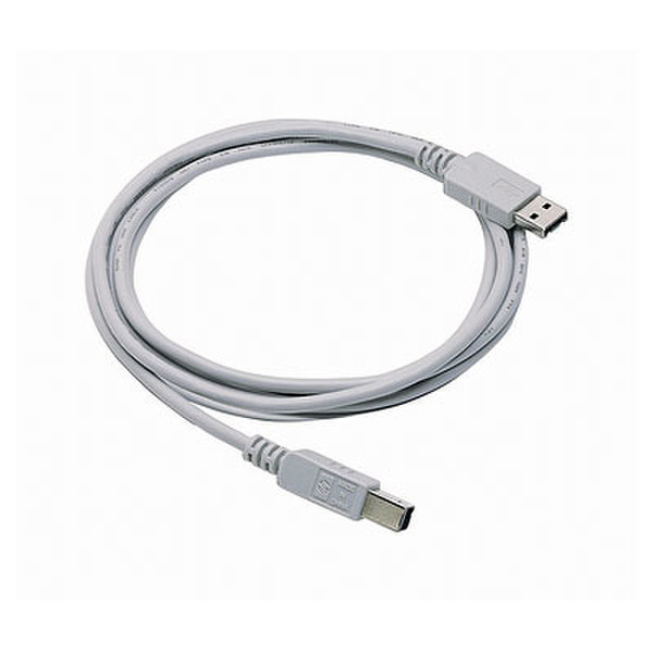 HP 3m USB 2.0 3м USB A USB B Серый кабель USB
