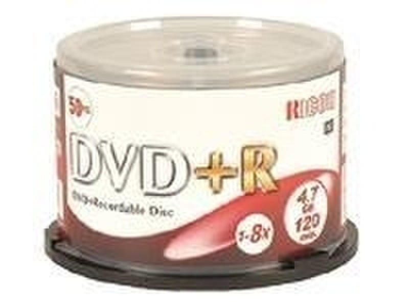 Ricoh DVD+R 4,7GB 8x Spindel (50) 4.7GB DVD+R 50pc(s)