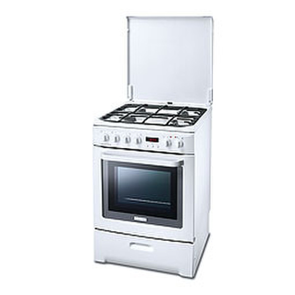 Electrolux EKM60350 Freestanding Combi hob A White cooker