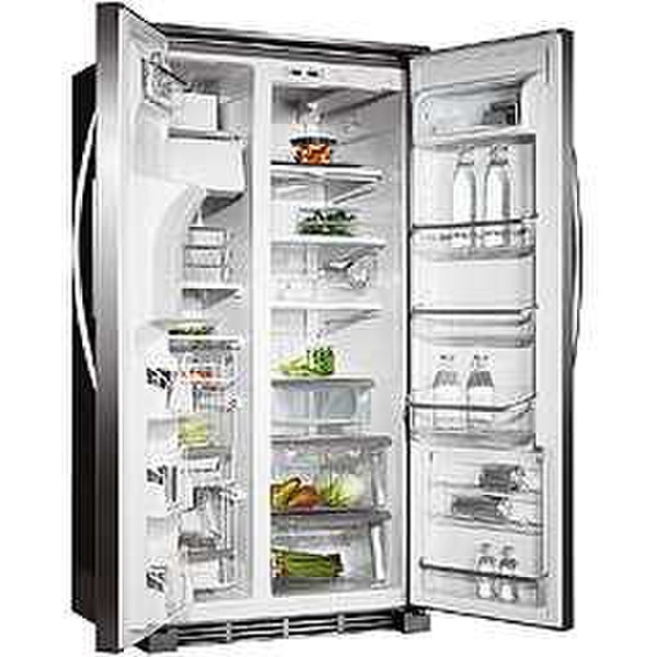 Electrolux ERL6298XX freestanding 533L A Stainless steel side-by-side refrigerator
