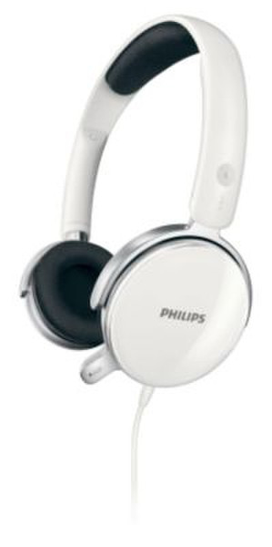 Philips SHM7110 Стереофонический Белый гарнитура