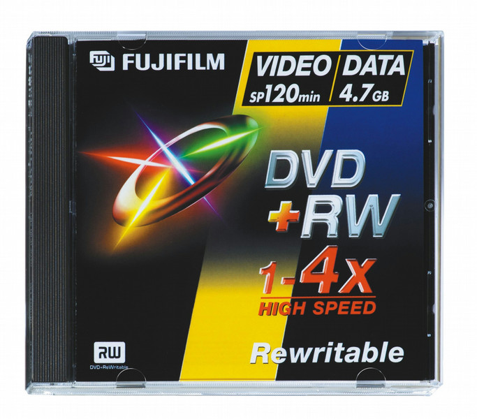 Fujifilm DVD+RW 4,7Gb jewelcase 4x 4.7GB 5pc(s)