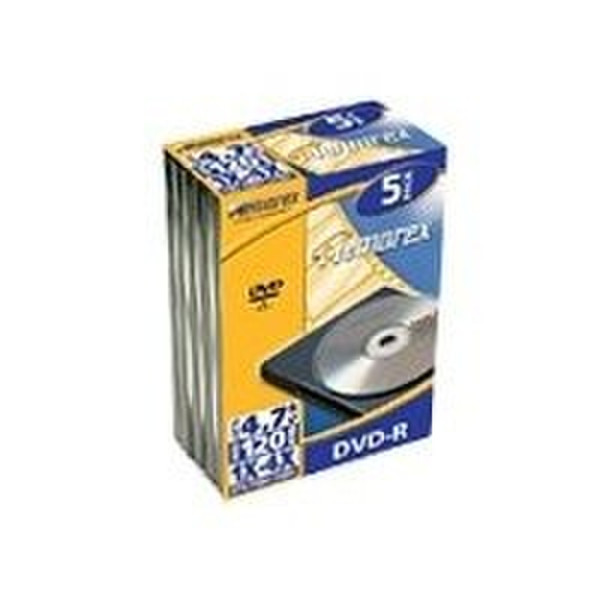 Memorex DVD-R, 4,7GB, 4x, Videobox, 5 Pack 4.7GB DVD-R 5Stück(e)