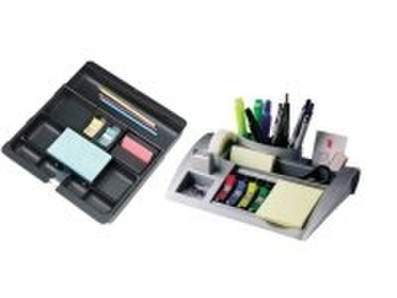 Post-It Desktop Organizer C50 Silber Schreibtischablage