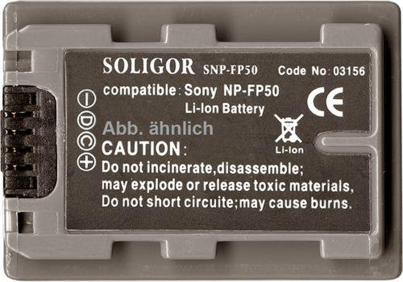 Soligor 03156 Lithium-Ion (Li-Ion) 680mAh 7.4V rechargeable battery