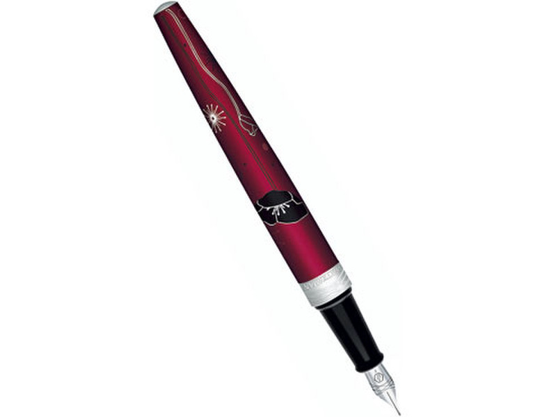 Waterman S0686490 Black,Red,Silver fountain Pen