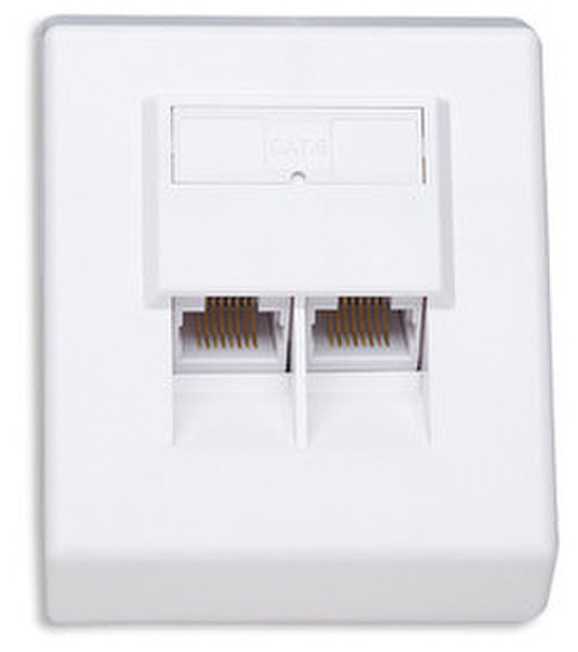 Intellinet 408394 White outlet box