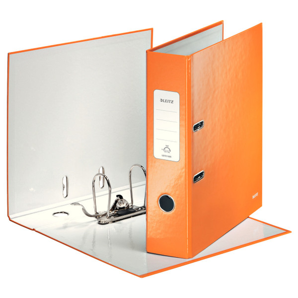 Leitz 180° WOW Cardboard Orange ring binder