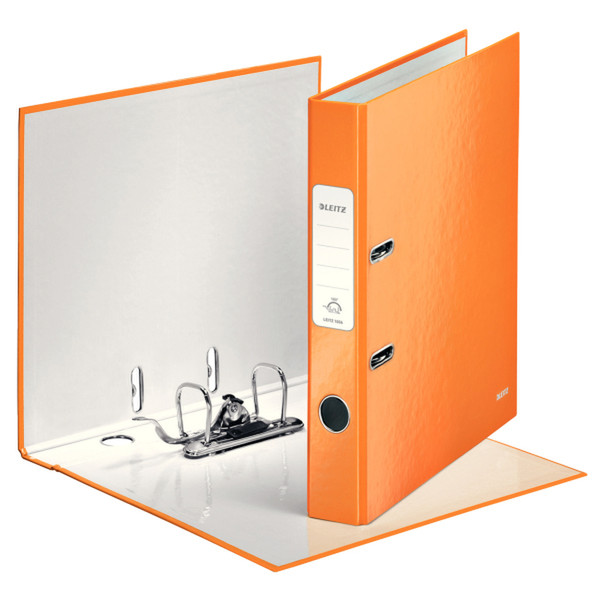 Leitz 180° WOW Cardboard Orange ring binder