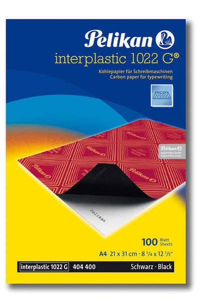 Pelikan Interplastic 1022G 100sheets A4 carbon paper