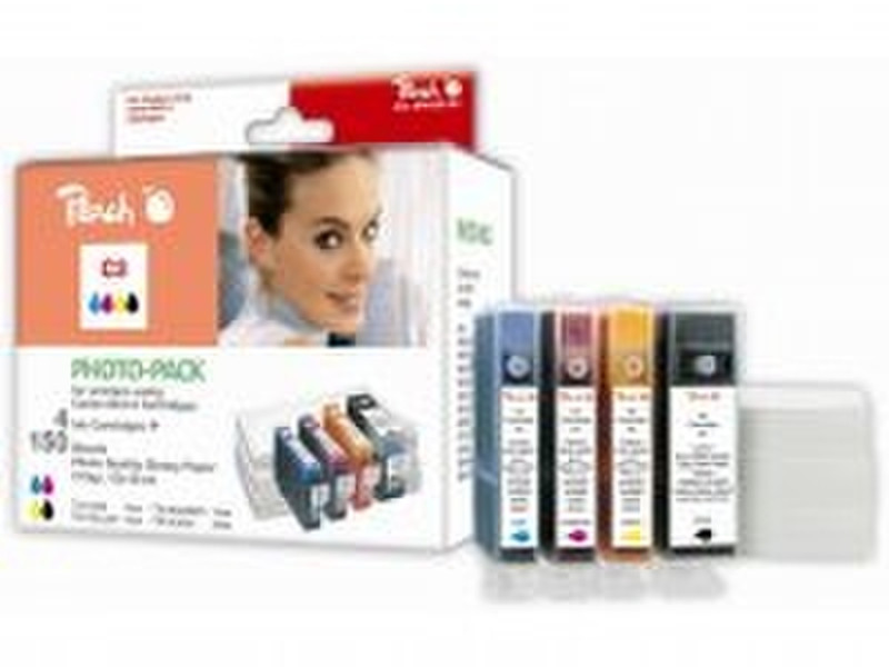 Peach Ink Cartridge Photo Pack C3 black,cyan,magenta,yellow ink cartridge