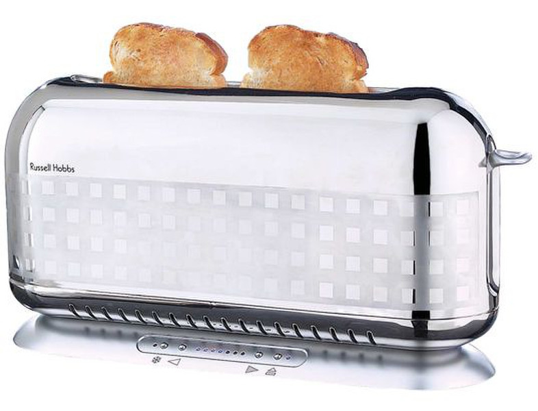 Russell Hobbs 12502-58 1slice(s) 980W Edelstahl, Weiß Toaster
