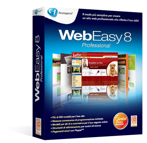 Avanquest WebEasy 8 Professional, Box, DEU