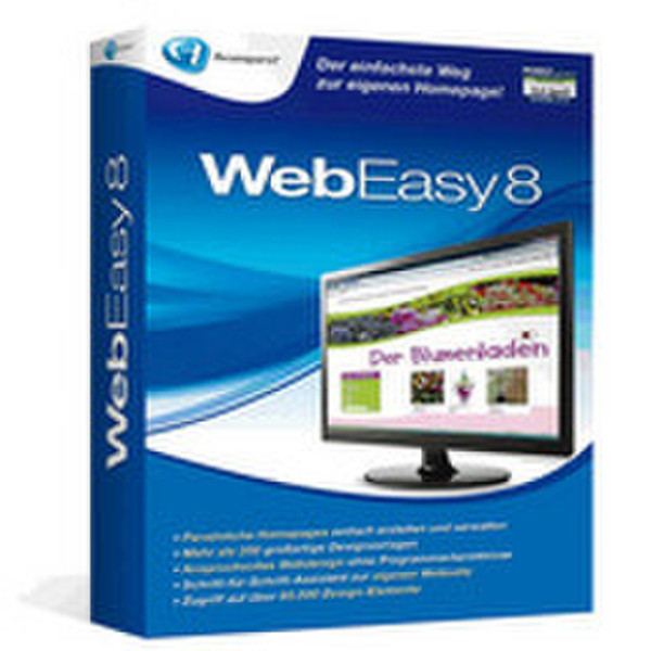 Avanquest WebEasy 8 Standard, Box, DEU