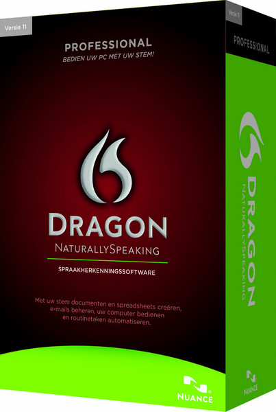 Nuance Dragon NaturallySpeaking 11 Professional Wireless, NL