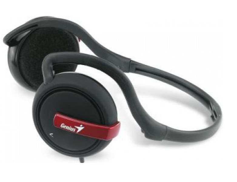 Genius HS-300U USB Binaural Kopfband Schwarz, Rot Headset