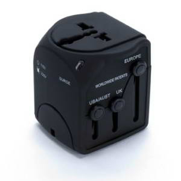 Tucano Travel Universal Universal Black power plug adapter