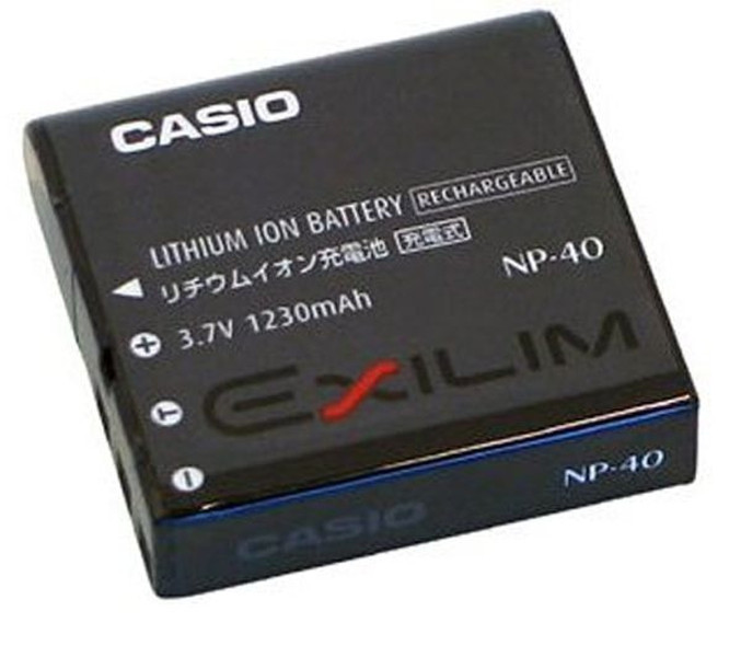 Casio NP-40 Li-Ion Battery Lithium-Ion (Li-Ion) 1230mAh 3.7V rechargeable battery