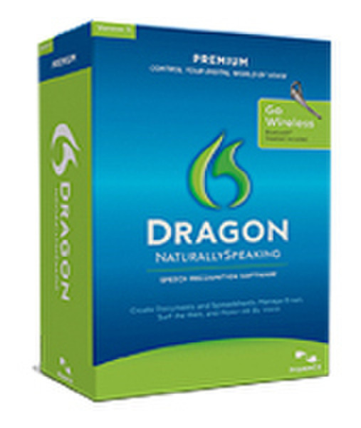 Nuance Dragon NaturallySpeaking Premium 11 + Bluetooth Headset