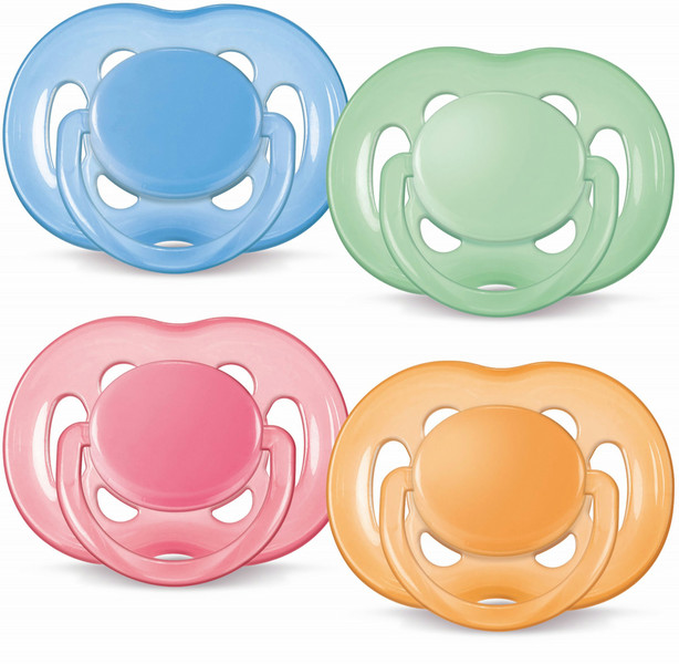 Philips AVENT SCF178/64 Free-flow baby pacifier Силиконовый Разноцветный соска-пустышка