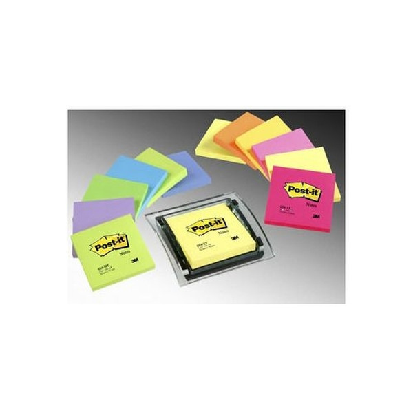 Post-It Notes & Dispenser (Pack 12) self-adhesive label