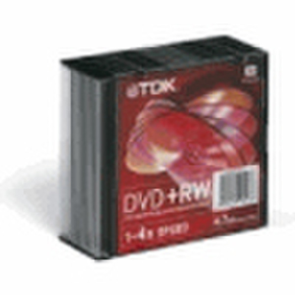 TDK DVD+RW 4.7GB 4x 4.7GB DVD+RW 10pc(s)