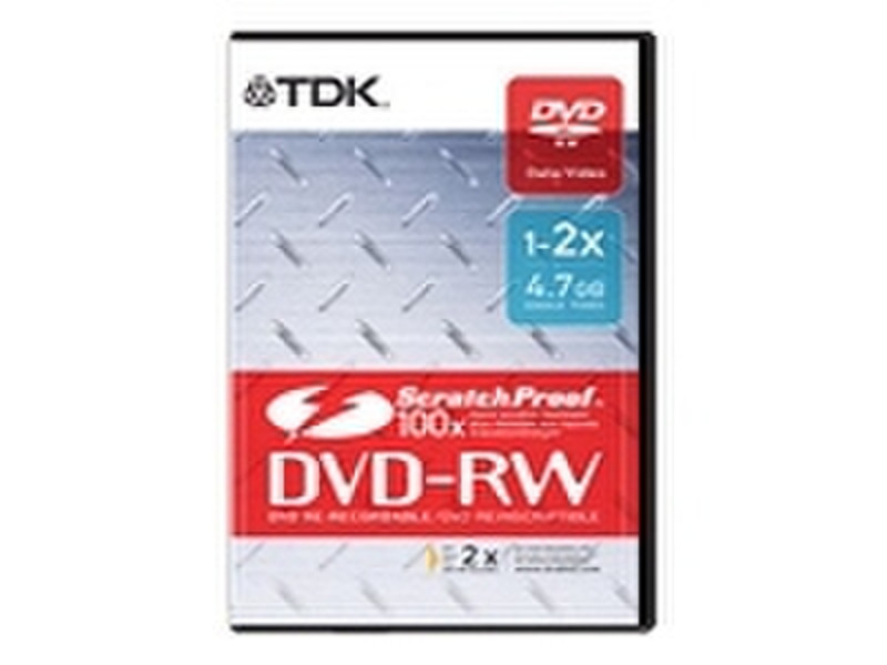 TDK DVD-RW 4.7 GB 2X ScratchProof