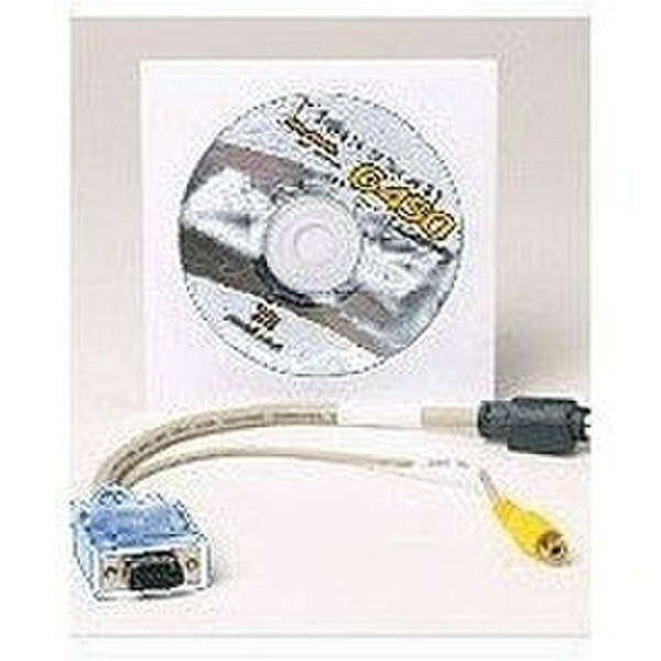 Matrox CAB-HD15-TVF VGA (D-Sub) 1x S-Video / 1x Composite Schwarz Kabelschnittstellen-/adapter