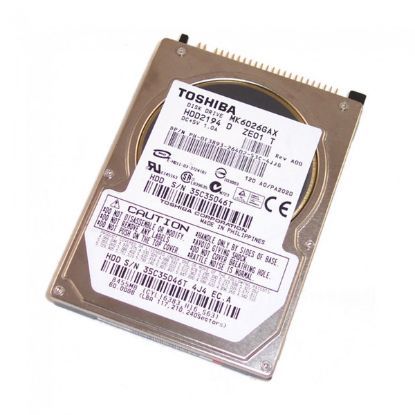 Toshiba 60GB Parallel ATA 60ГБ Parallel ATA внутренний жесткий диск