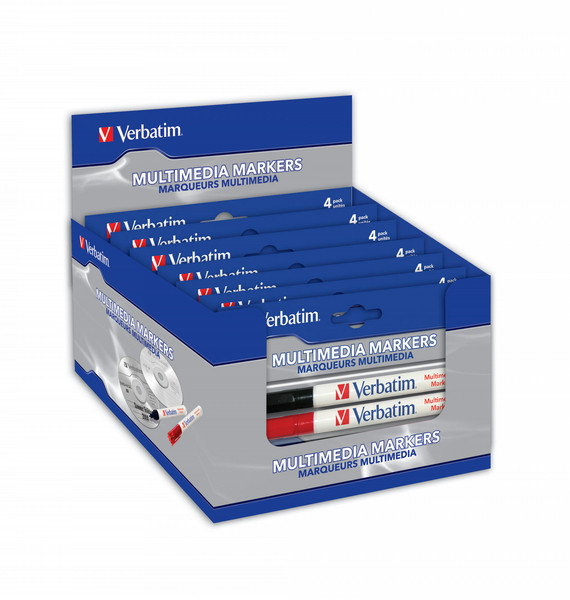 Verbatim Multi Media Markers in Retail Box permanent marker