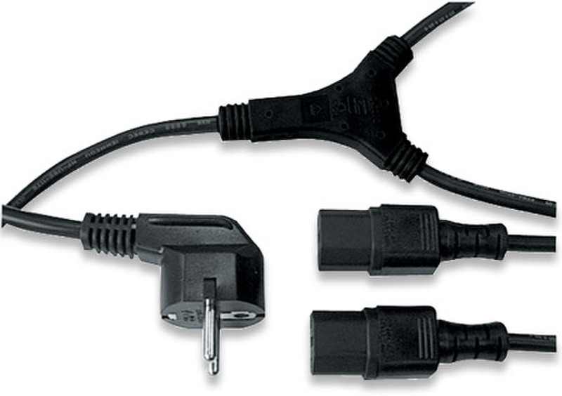 IC Intracom 157605 1.8m Black power cable