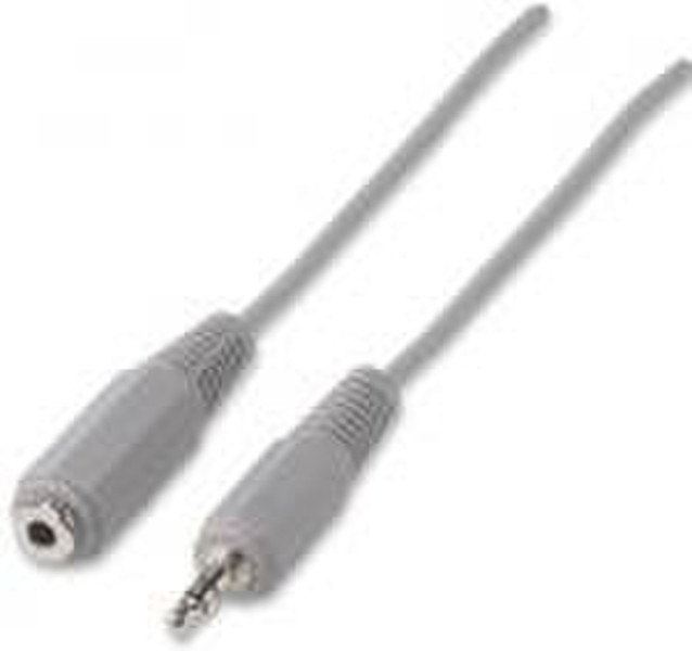 IC Intracom Audio Cable 1.8m 1.8m 3.5mm Grey