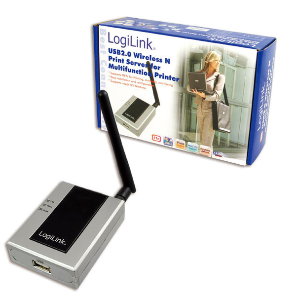 LogiLink WLAN PrintServer Wireless LAN Druckserver