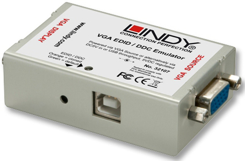 Lindy 32107 AV transmitter Grau Audio-/Video-Leistungsverstärker