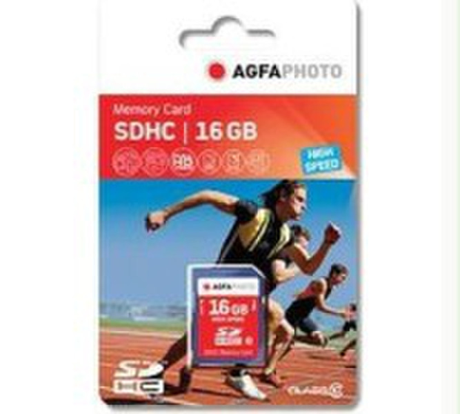 AgfaPhoto 16GB SDHC 16GB SDHC MLC Klasse 10 Speicherkarte