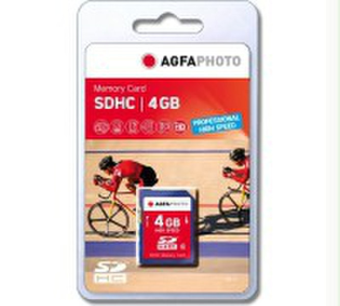 AgfaPhoto 4GB SDHC Professional High Speed 4ГБ SDHC карта памяти