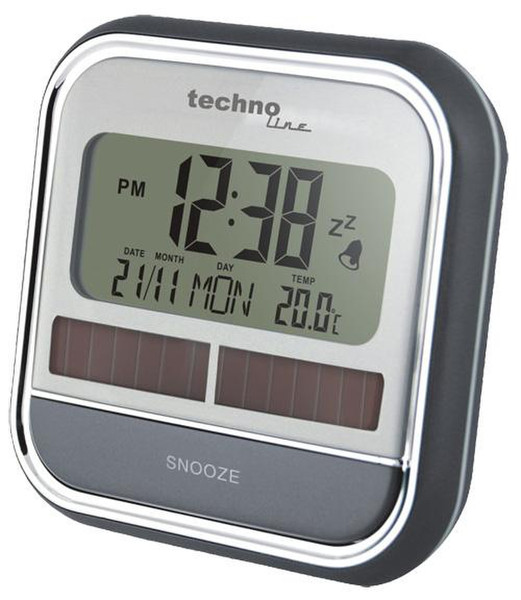 Technoline WQ 140 Grey,Silver alarm clock