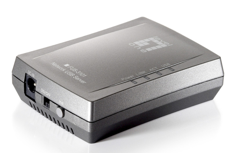 LevelOne FUS-3101 Ethernet LAN Grey,Silver print server