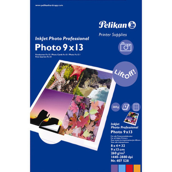 Pelikan Lift Off Photo Professional 9 x 13 фотобумага