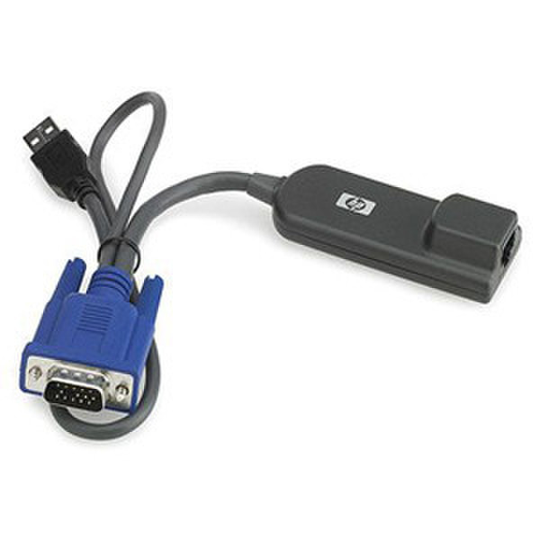 Hewlett Packard Enterprise KVM CAT5 1-pack USB Interface Adapter Tastatur/Video/Maus (KVM)-Kabel