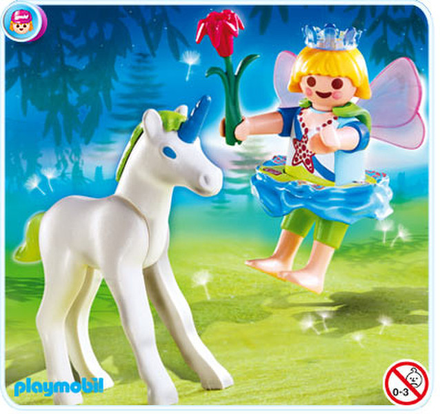 Playmobil Fairy with Unicorn Multicolour children toy figure