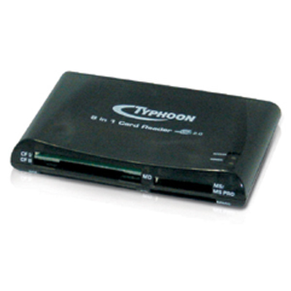 Typhoon 8-in-1 Card Reader USB 2.0 устройство для чтения карт флэш-памяти