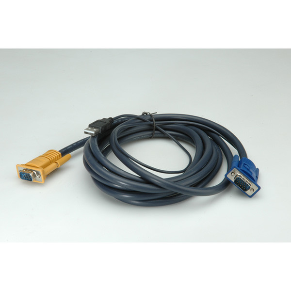 Value KVM Cable (USB) for 14.99.3222/.3223, black 3.0 m KVM cable