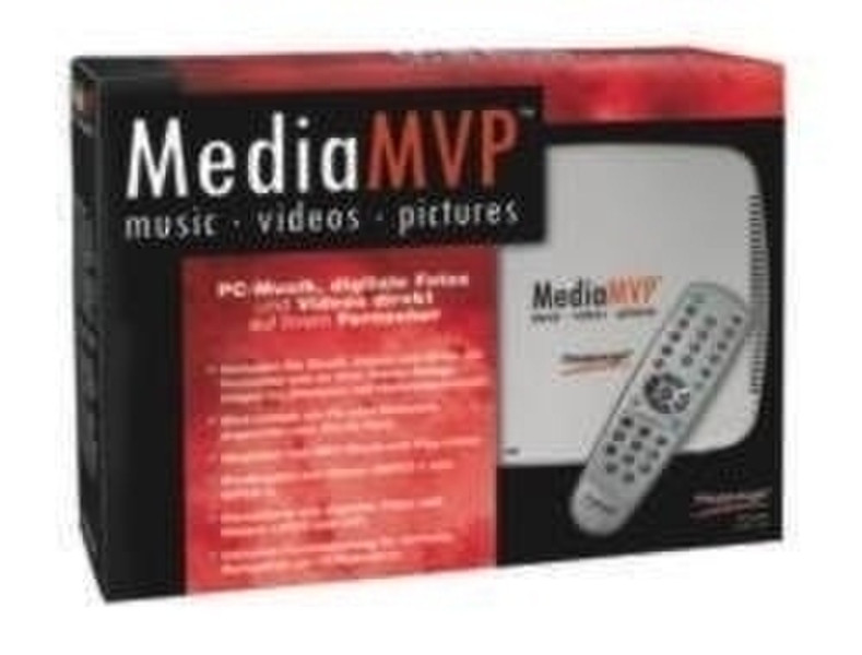Hauppauge MediaMVP Silber Digitaler Mediaplayer