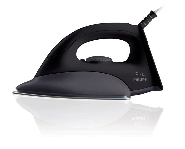 Philips RI133/31 Dry iron Aluminium soleplate 1100W Black,Grey iron