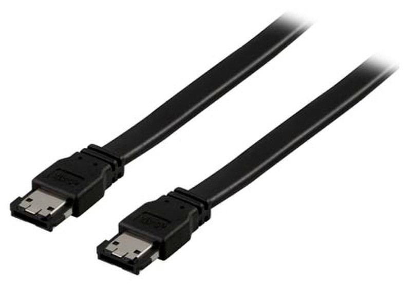 Deltaco ESATA-103 0.5m Black SATA cable