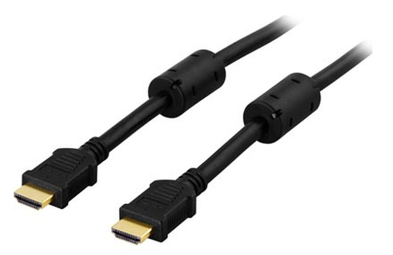 Deltaco HDMI-001 1m HDMI HDMI Schwarz HDMI-Kabel