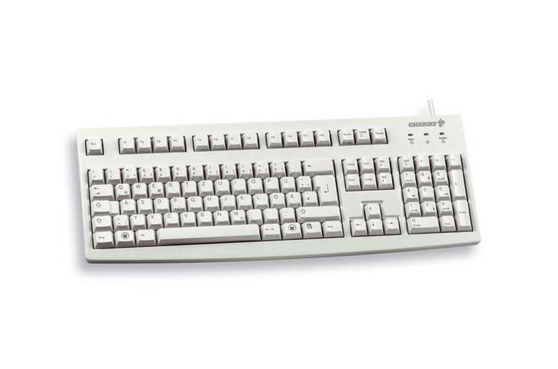 Cherry G83-6104 PS/2 QWERTY US Englisch Grau Tastatur