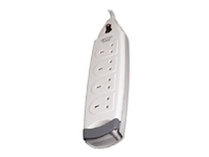 Belkin SurgeMaster Home Series - Surge suppressor ( external ) - AC 250 V - 4 Output Connectors 4розетка(и) 250В 2м Белый сетевой фильтр